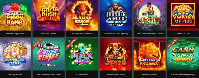 Quatro Casino casino games interface